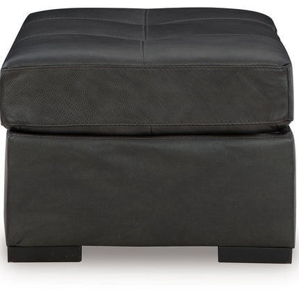 Brindley Pier - Fog - Oversized Accent Ottoman Signature Design by Ashley® 