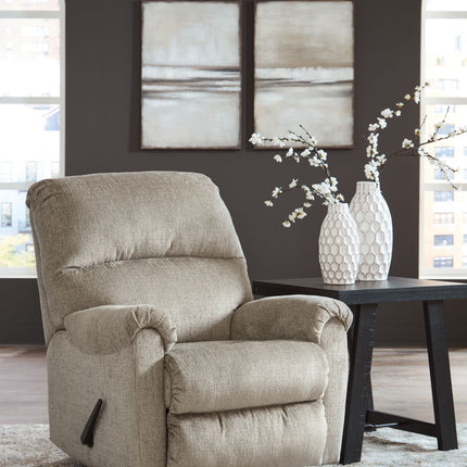 Stonemeade - Taupe - Rocker Recliner - Fabric Signature Design by Ashley® 