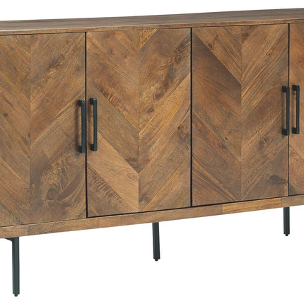 Prattville - Brown - Accent Cabinet Ashley Furniture 