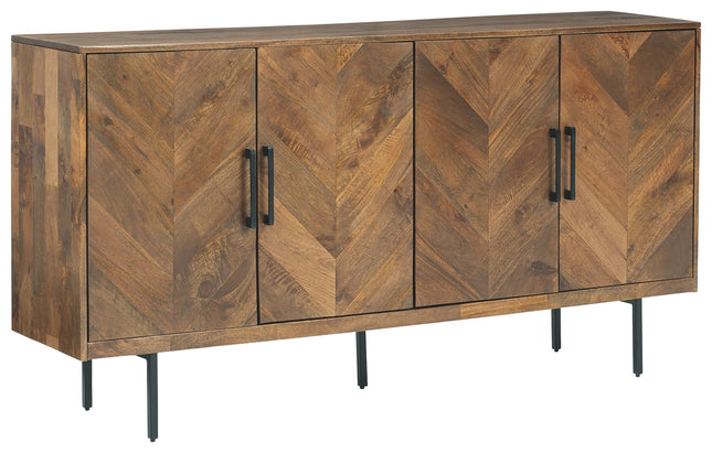 Prattville - Brown - Accent Cabinet Ashley Furniture 