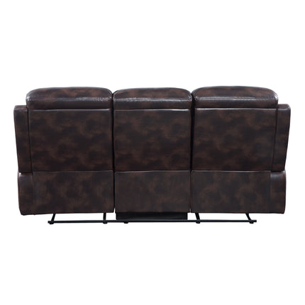 Perfiel - Sofa - 2 Tone Dark Brown Top Grain Leather ACME 