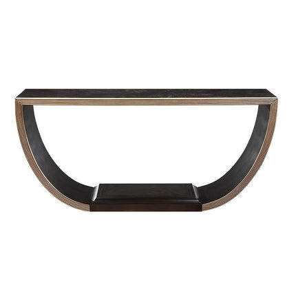 Maceo - Console Table - Black & Gold - Tony's Home Furnishings