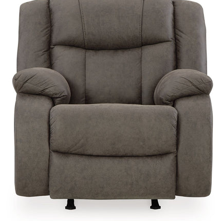 First Base - Gunmetal - Rocker Recliner Signature Design by Ashley® 