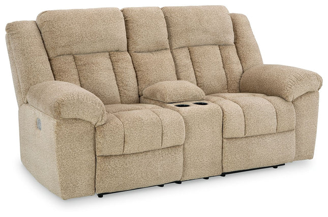 Tip-off - Power Reclining Loveseat With Console / Adj Headrest Signature Design by Ashley® 