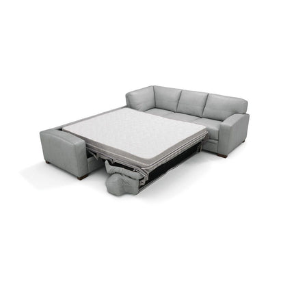 Goma - Sectional Sofa With Sleeper - Light Gray - Tony's Home Furnishings