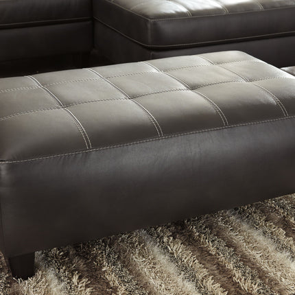 Nokomis - Charcoal - Oversized Accent Ottoman Ashley Furniture 