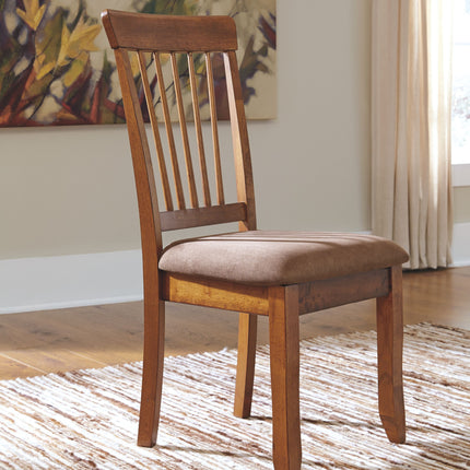 Berringer - Rustic Brown - Dining Uph Side Chair (Set of 2) Ashley® 