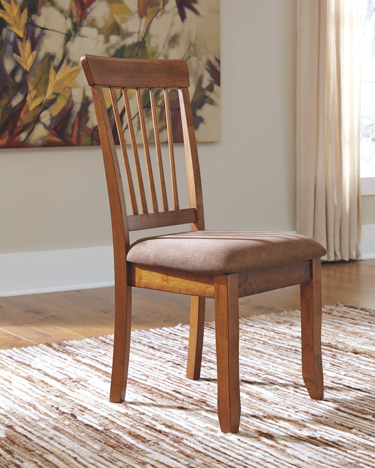 Berringer - Rustic Brown - Dining Uph Side Chair (Set of 2) - Tony's Home Furnishings