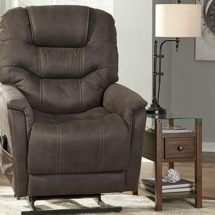 Ballister - Espresso - Power Lift Recliner Ashley Furniture 