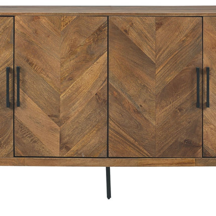 Prattville - Brown - Accent Cabinet Ashley Furniture 