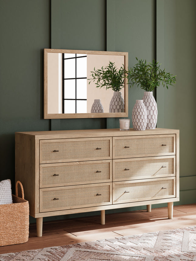 Cielden - Two-tone - Dresser And Mirror Signature Design by Ashley® 
