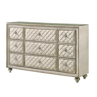 Lucienne - Dresser - Beige Velvet - Tony's Home Furnishings