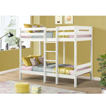 Esin - Twin Over Twin Bunk Bed - White ACME 