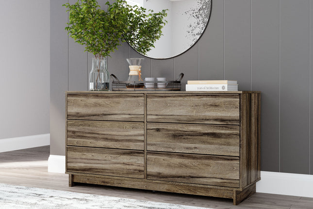 Shallifer - Brown - Six Drawer Dresser Signature Design by Ashley® 