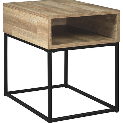 Gerdanet - Natural - Rectangular End Table Ashley Furniture 