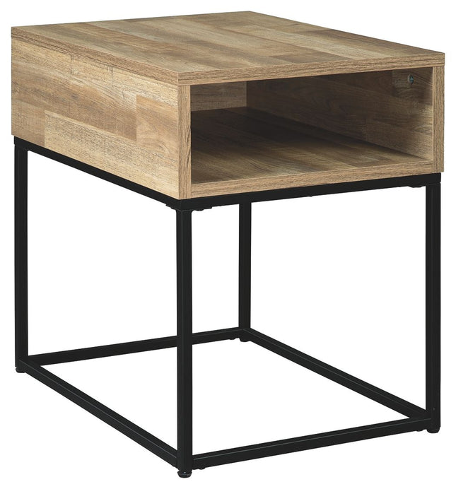 Gerdanet - Natural - Rectangular End Table Ashley Furniture 