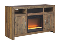 Thumbnail for Sommerford - Brown - LG TV Stand W/Fireplace Option - Tony's Home Furnishings