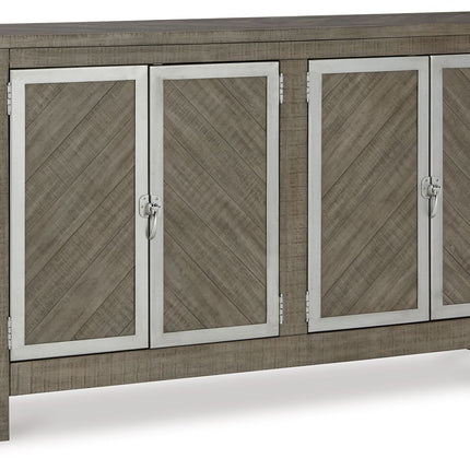 Krystanza - Weathered Gray - Dining Room Server Millennium® by Ashley 