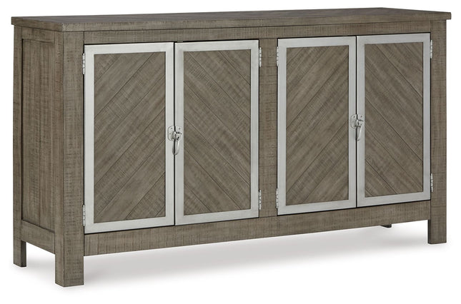 Krystanza - Weathered Gray - Dining Room Server Millennium® by Ashley 