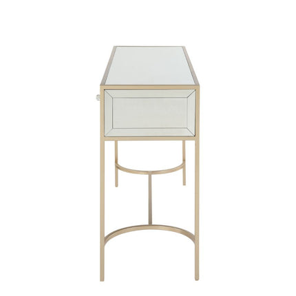 Wisteria - Accent Table - Mirrored & Rose Gold ACME 