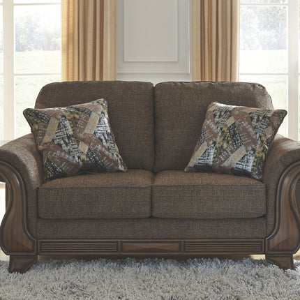 Miltonwood - Teak - Loveseat Ashley Furniture 