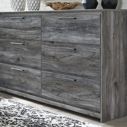 Baystorm - Gray - Six Smooth Drawer Dresser Ashley Furniture 