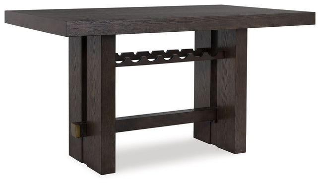 Burkhaus - Dark Brown - Rectangular Dining Room Counter Table - Tony's Home Furnishings