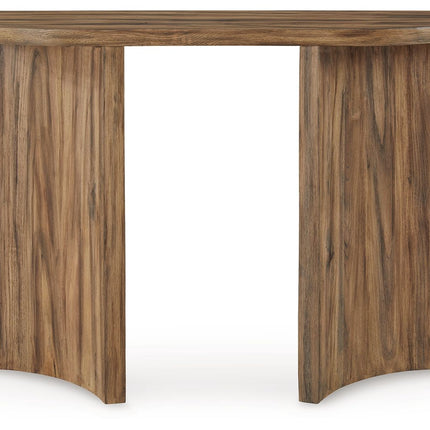 Austanny - Warm Brown - Sofa Table Signature Design by Ashley® 