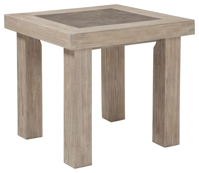 Hennington - Light Brown - Rectangular End Table Signature Design by Ashley® 