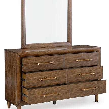 Lyncott - Brown - Dresser And Mirror Signature Design by Ashley® 