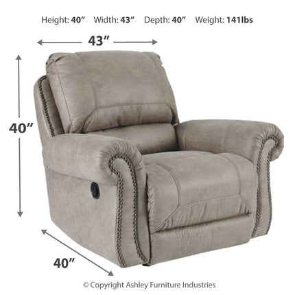 Olsberg - Steel - Rocker Recliner Ashley Furniture 