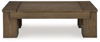 Rosswain - Warm Brown - Lift Top Cocktail Table