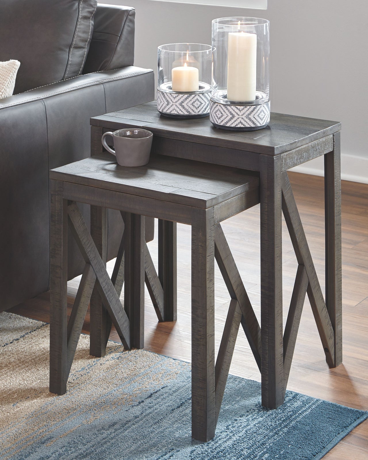 Emerdale - Gray - Accent Table Set (Set of 2) - Tony's Home Furnishings