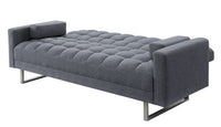 Limosa - Futon - Gray Fabric - Tony's Home Furnishings