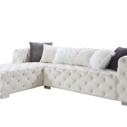 Qokmis - Sectional Sofa w/6 Pillows ACME 