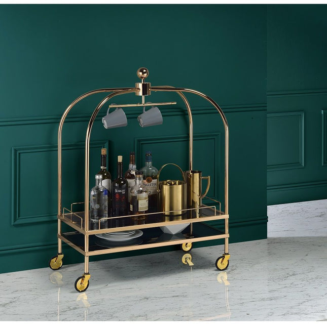 Bryna - Serving Cart - Gold ACME 