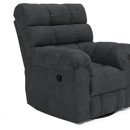 Wilhurst - Marine - Swivel Rocker Recliner Ashley Furniture 