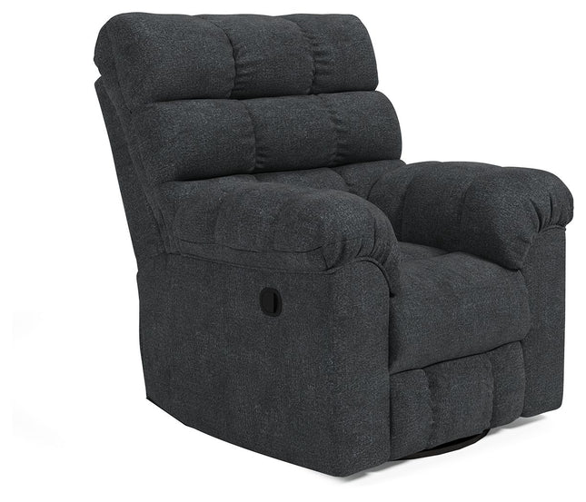 Wilhurst - Marine - Swivel Rocker Recliner Ashley Furniture 