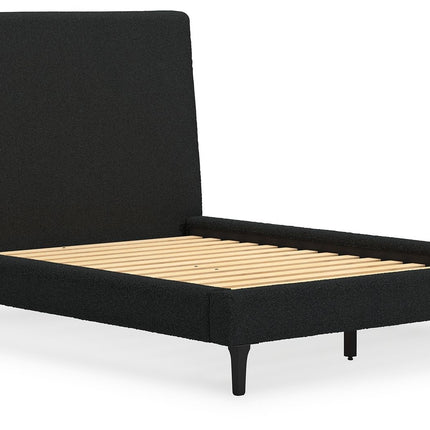 Cadmori - Upholstered Bed With Roll Slats Signature Design by Ashley® 