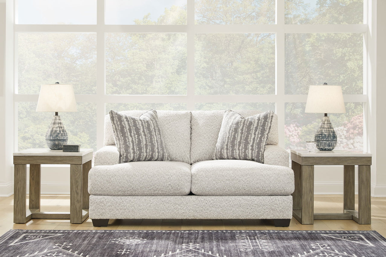 Brebryan - Flannel - Loveseat - Tony's Home Furnishings