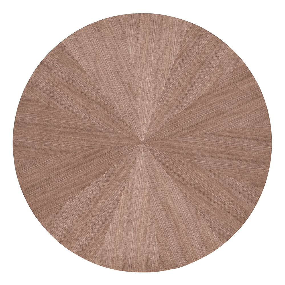 Seda - Round Dining Table - Walnut Finish - Tony's Home Furnishings