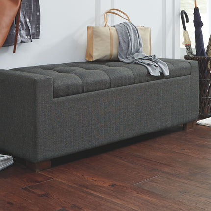 Cortwell - Gray - Storage Bench Ashley Furniture 