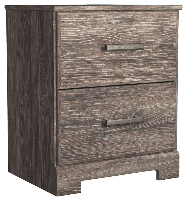 Ralinksi - Gray - Two Drawer Night Stand Ashley Furniture 