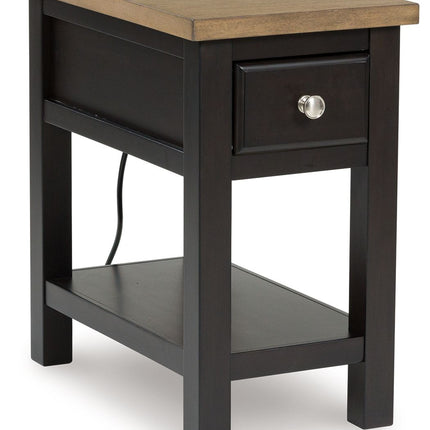 Drazmine - Brown - Chair Side End Table Signature Design by Ashley® 