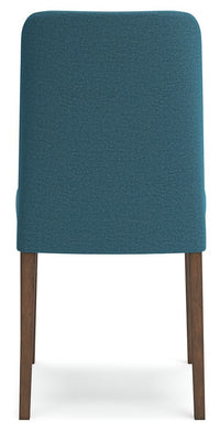 Thumbnail for Lyncott - Blue / Brown - Dining Uph Side Chair (Set of 2)