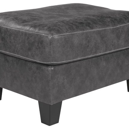 Venaldi - Gunmetal - Ottoman Ashley Furniture 