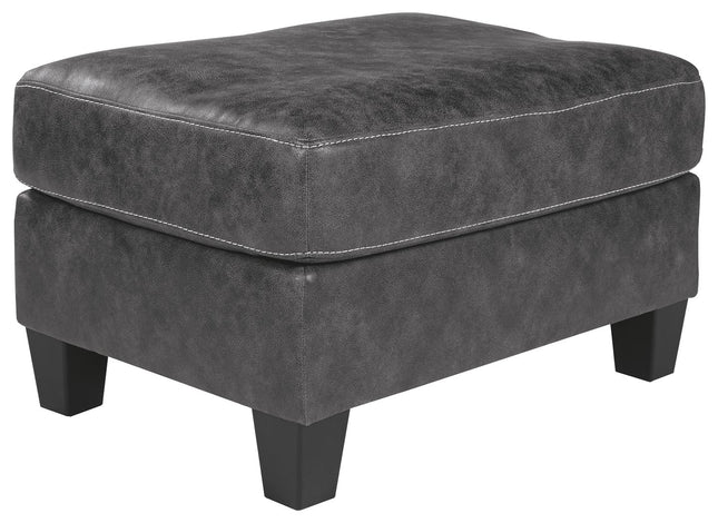 Venaldi - Gunmetal - Ottoman Ashley Furniture 