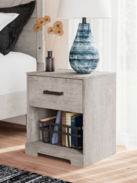 Shawburn - Whitewash - One Drawer Night Stand Signature Design by Ashley® 