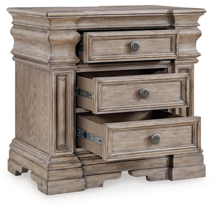 Blairhurst - Light Grayish Brown - Three Drawer Night Stand Signature Design by Ashley® 