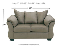 Darcy - Stationary Loveseat Ashley Furniture 